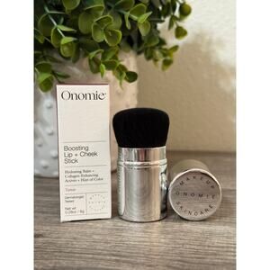 Onomie Boosting Lip + Cheek Hydrating & Collagen Stick Tamar Shade - Free Brush